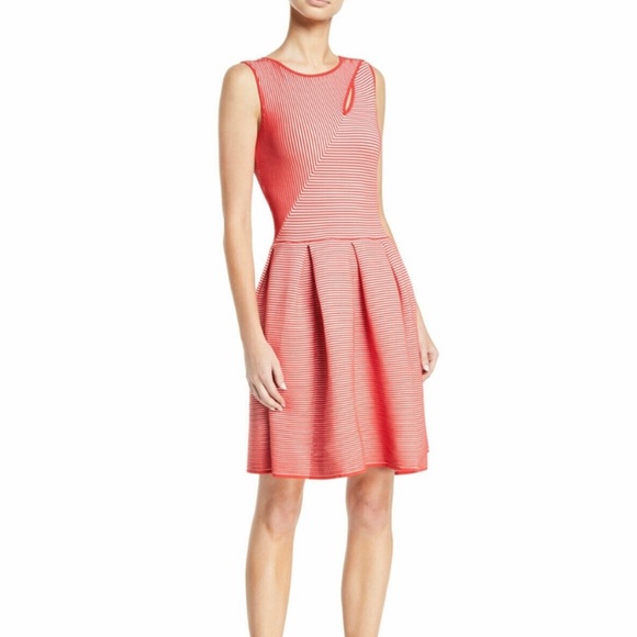 Emporio Armani Dress Rosa Volcano Sleeveless Sz 40 - Picture 3 of 9